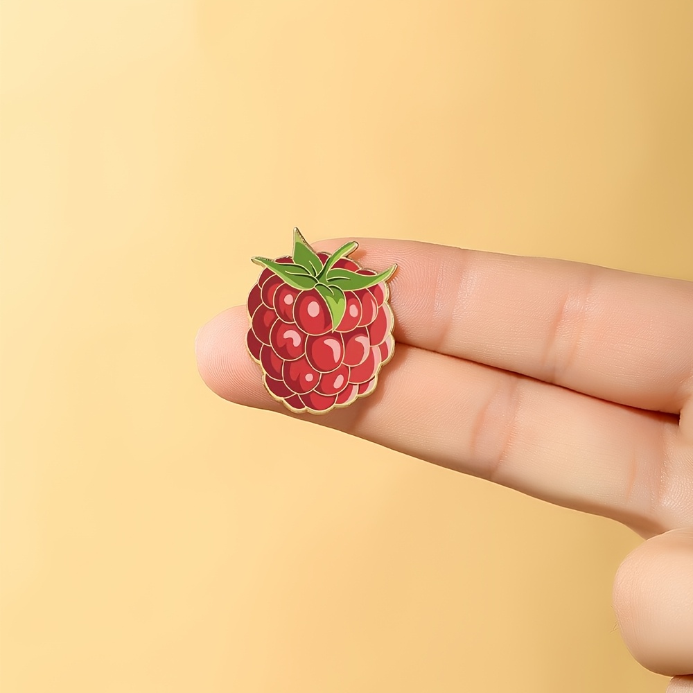 Fashionable Raspberry Decorative Brooch, Gift Idea